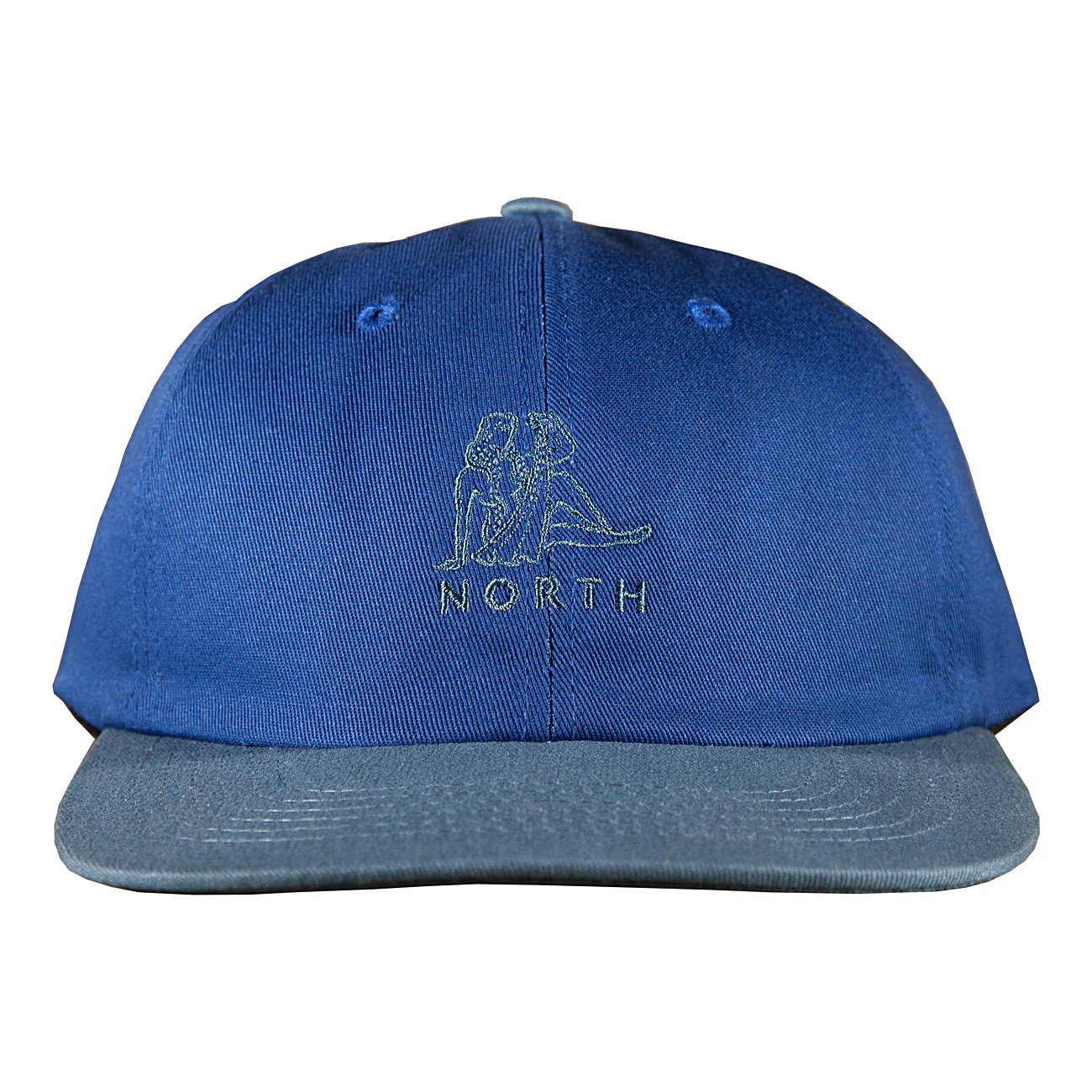 North Skate Mag Zodiac Logo Cap - Blue/Light Navy