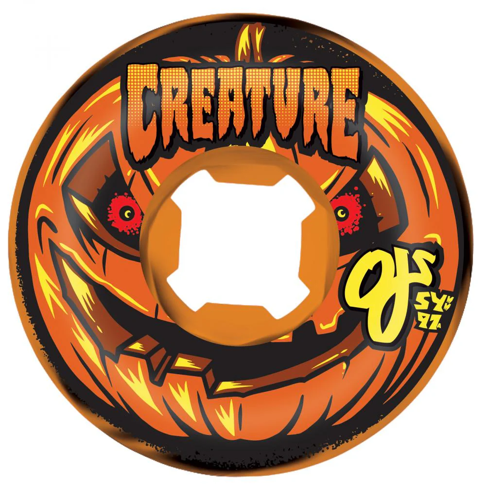 OJ Wheels Creature Pumpkin Head Bloodsuckers 97A Wheels - 54mm