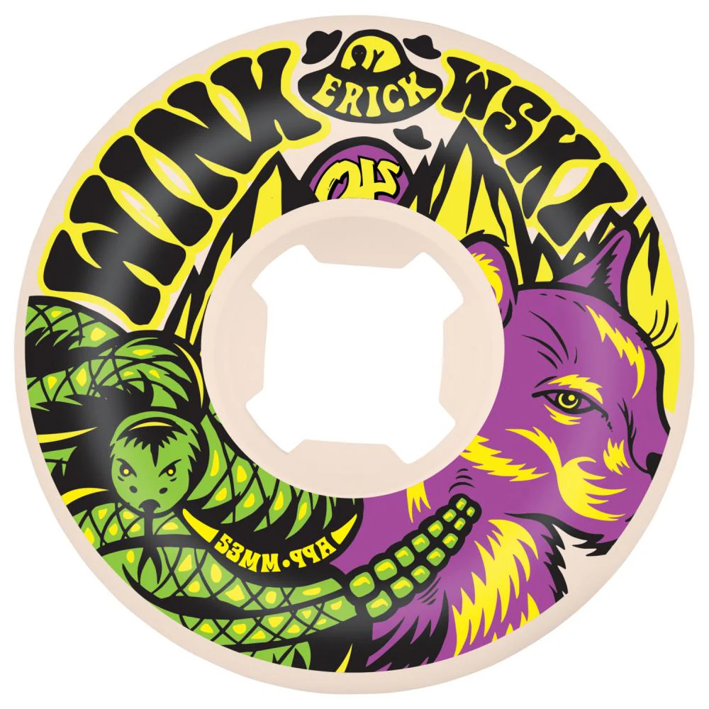 OJ Wheels Elite Erick Winkowski Mountain Trip Hardline 99A Skateboarding Wheels - 53mm