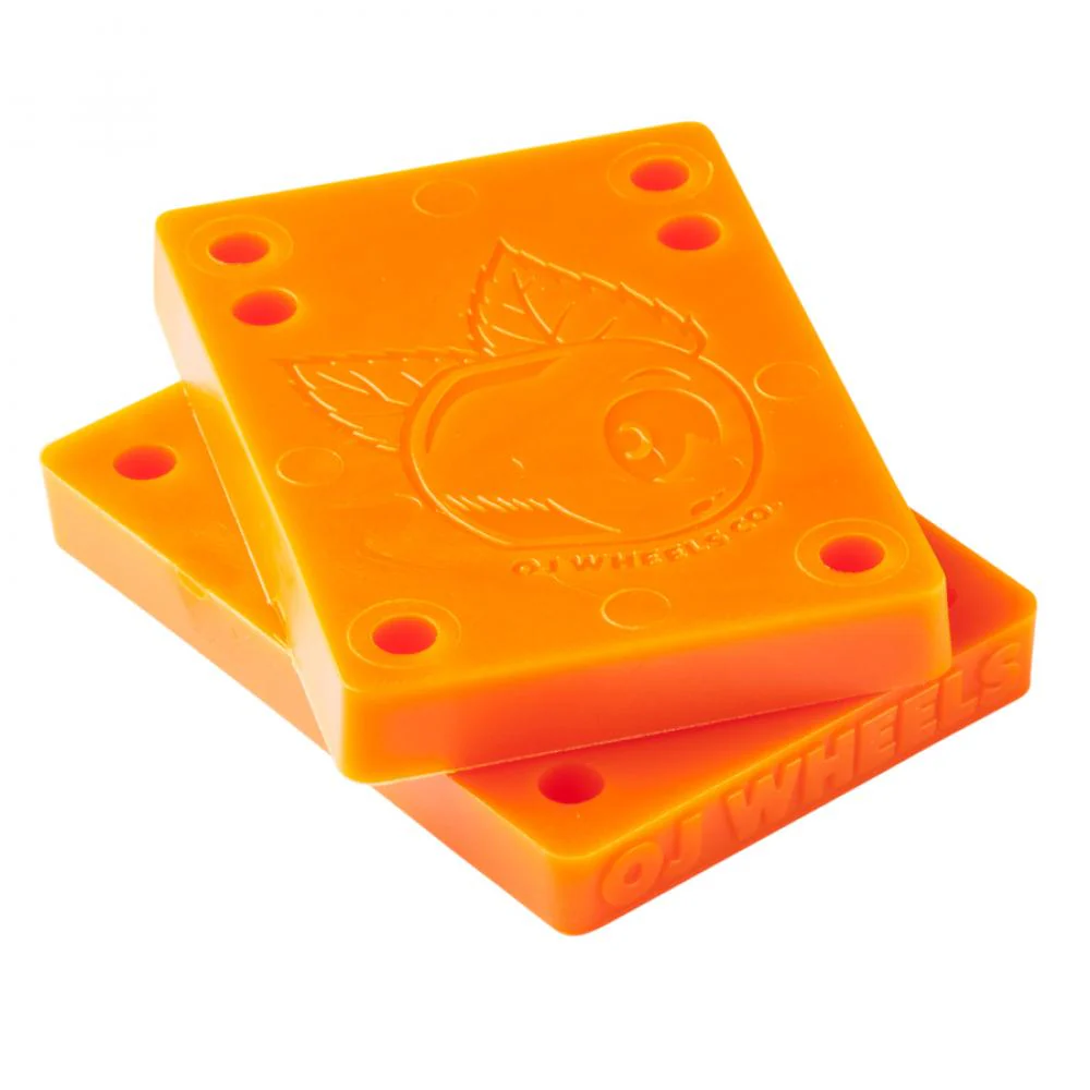 OJ Wheels Juice Cubes Riser Pads Orange - 3/8" - Image 2