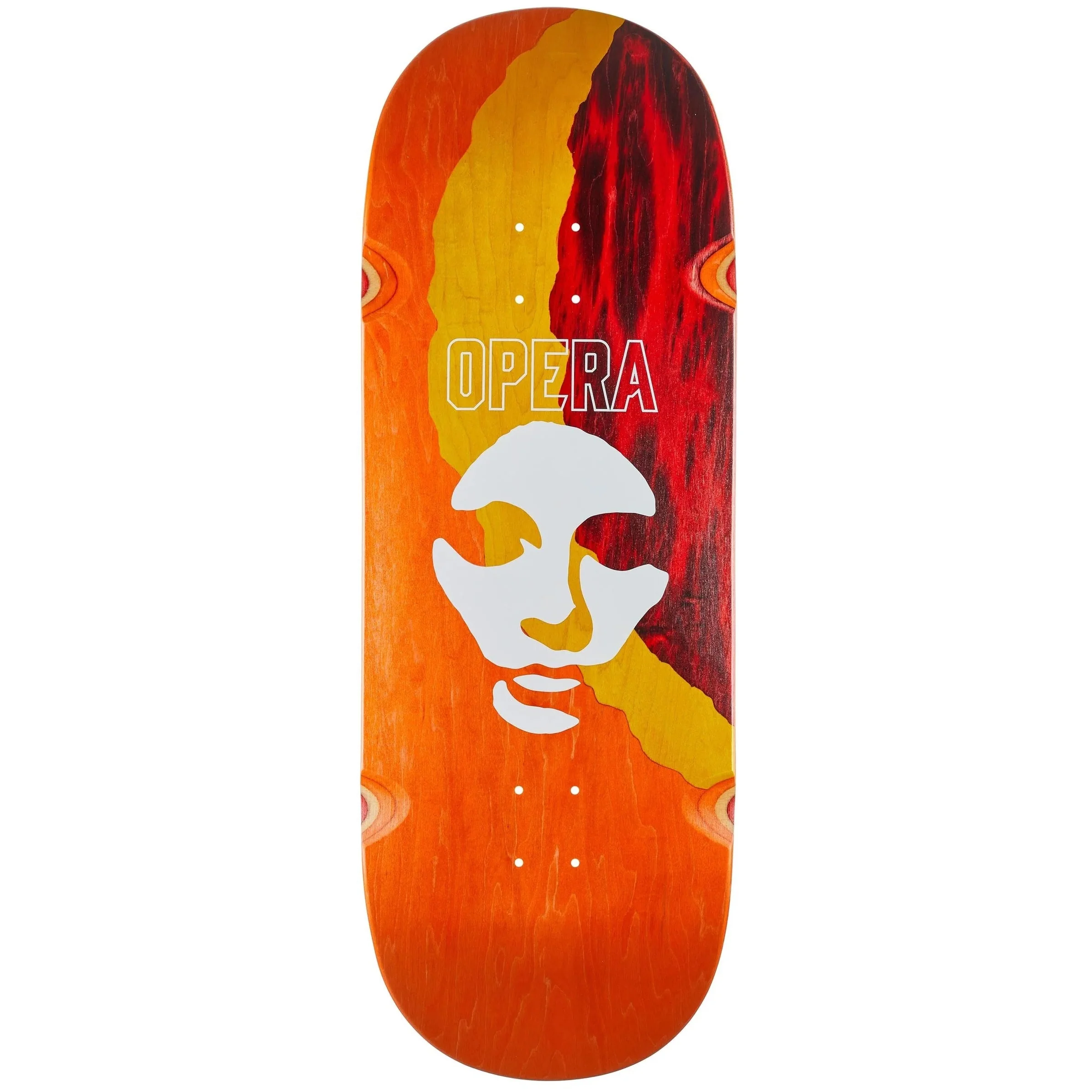 Opera Skateboards Triple Torn Big Mask Skateboard Deck - 11.00"