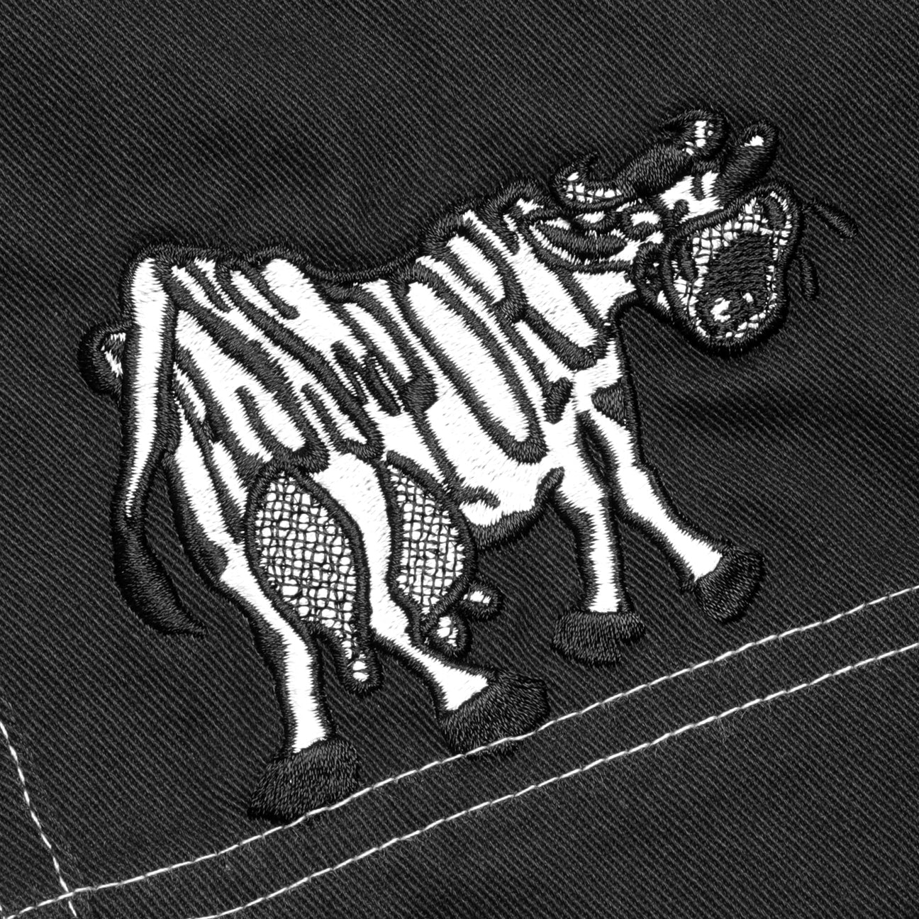 Pass~Port Crying Cow Casual Shorts - Black - Image 2