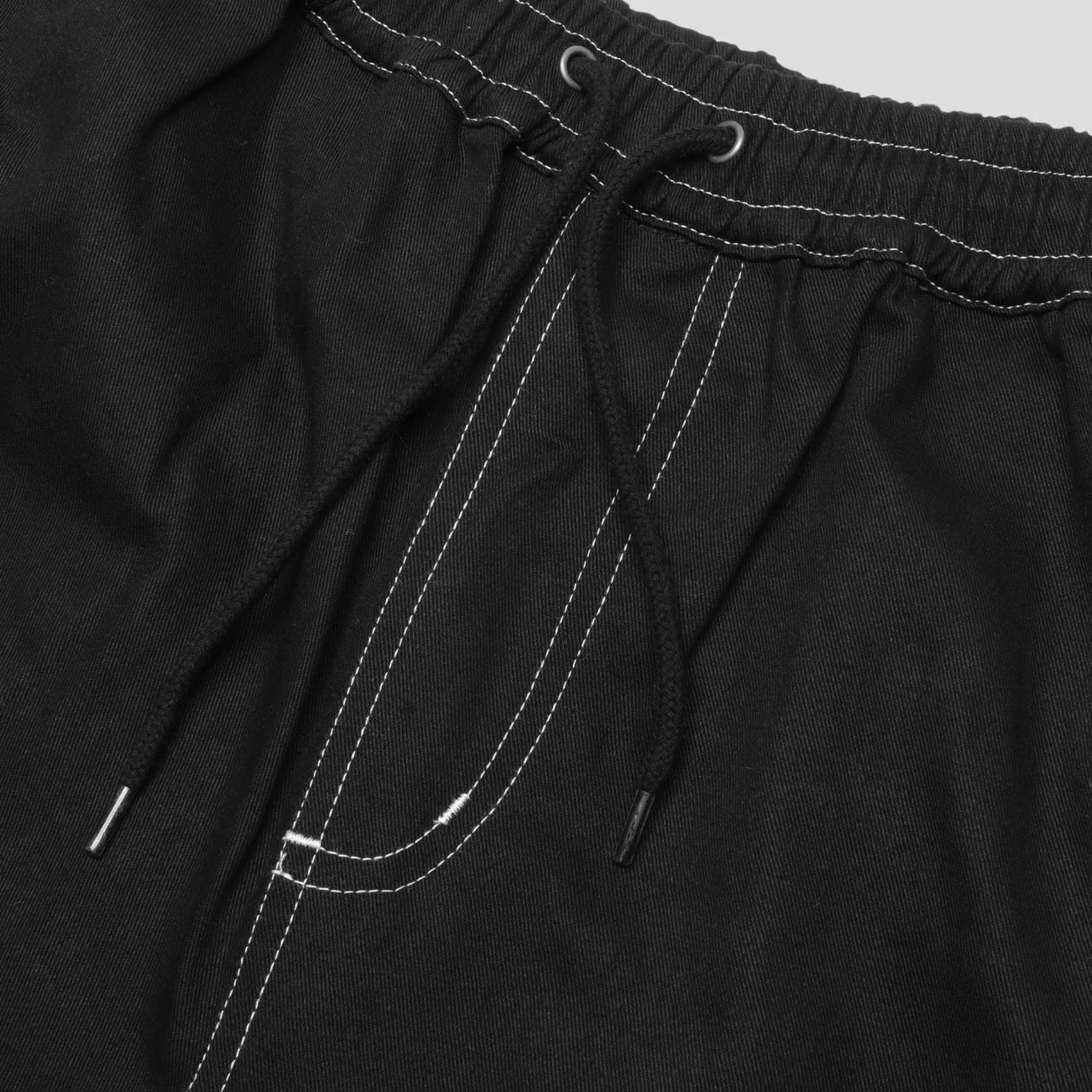 Pass~Port Crying Cow Casual Shorts - Black - Image 4
