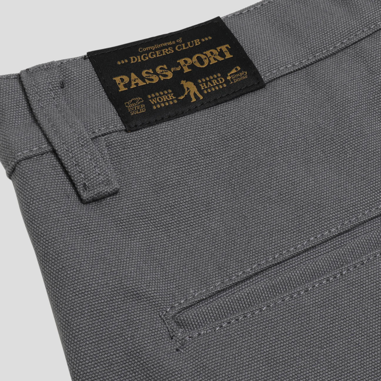 Pass~Port Diggers Club Shorts - Steel - Image 3