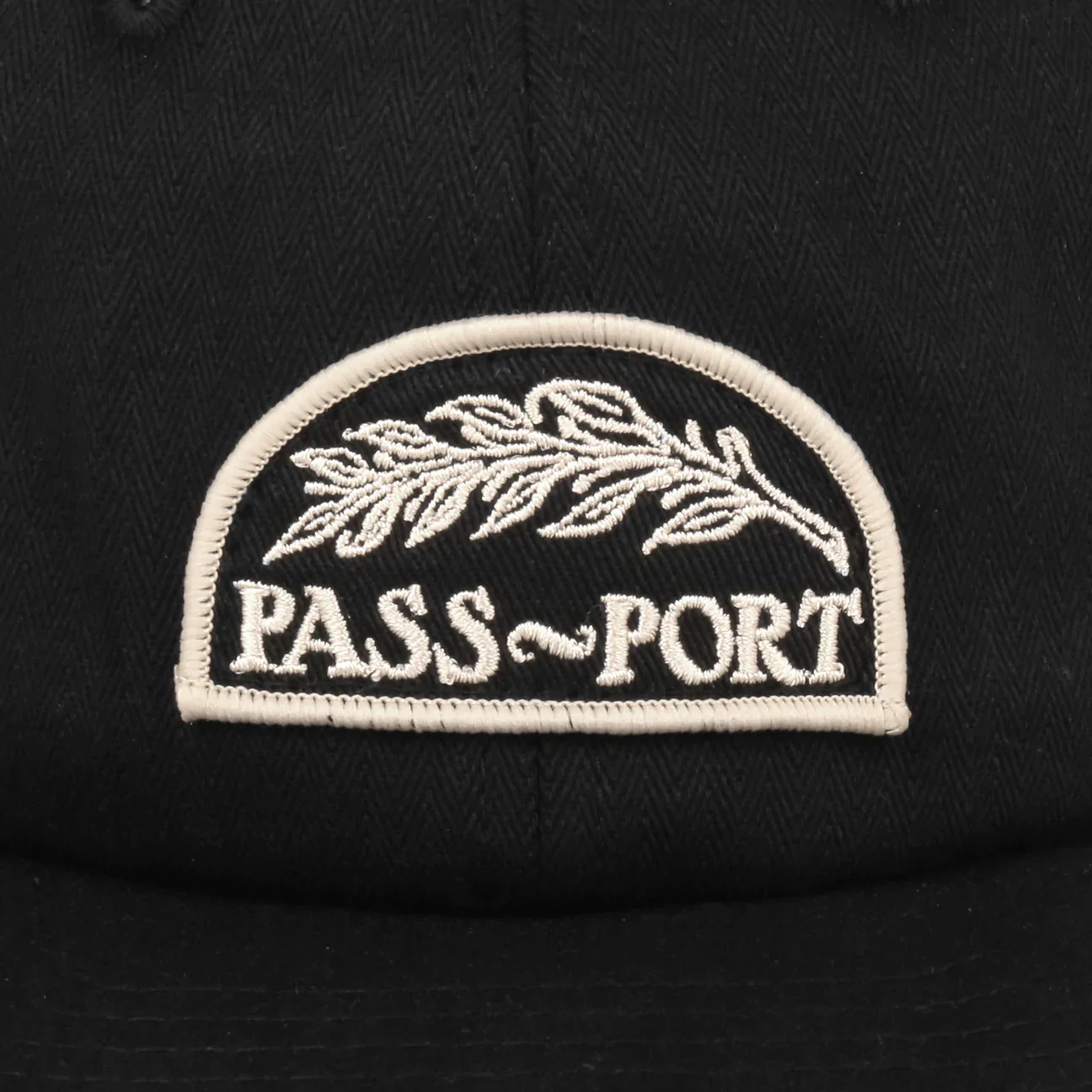 Pass-Port Quill Patch 6 Panel Cap - Black - Image 2