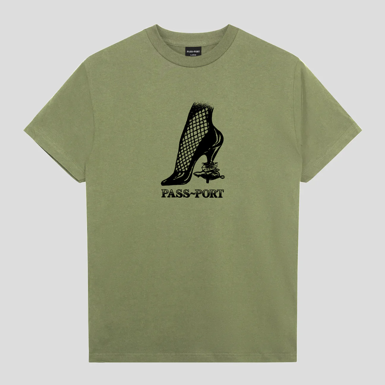 Pass-Port Rat Trap T Shirt - Pistaccio