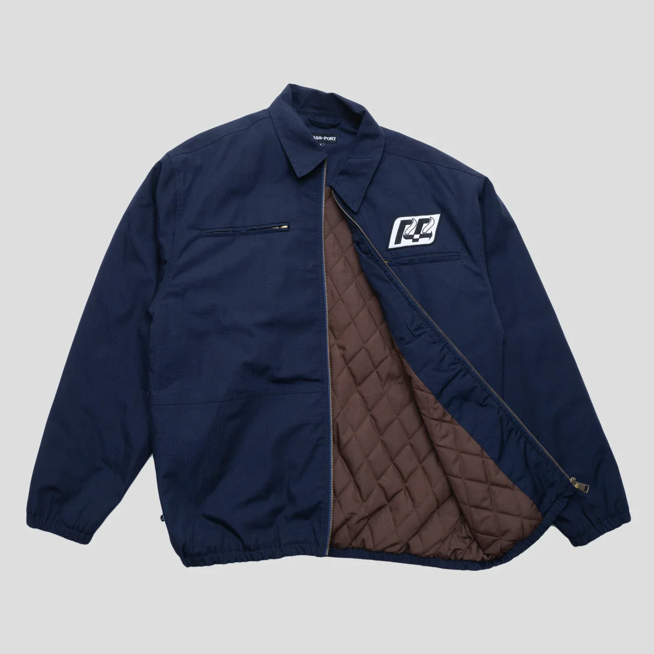 Pass~Port Transport Ripstop Delivery Jacket - Navy - Image 2