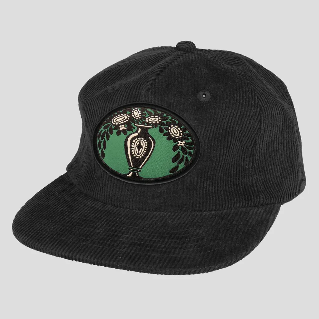 Pass-Port Vase 5 Panel Cord Cap - Black
