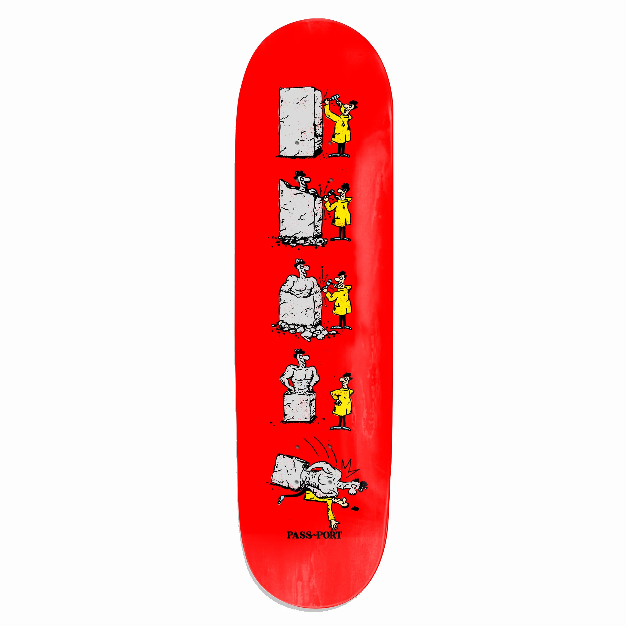 Pass-Port W.C.W.B.F? Bust Skateboard Deck - 8.125