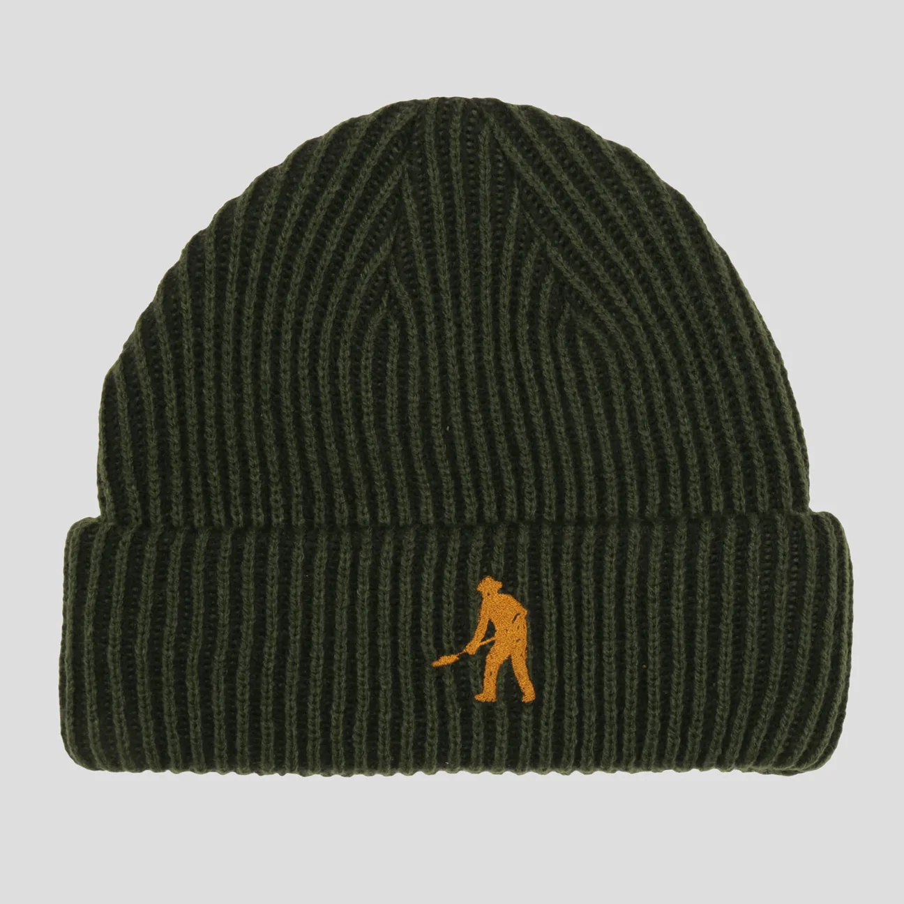Pass-Port Workers 2 Tone Stripe Beanie - Green/Black