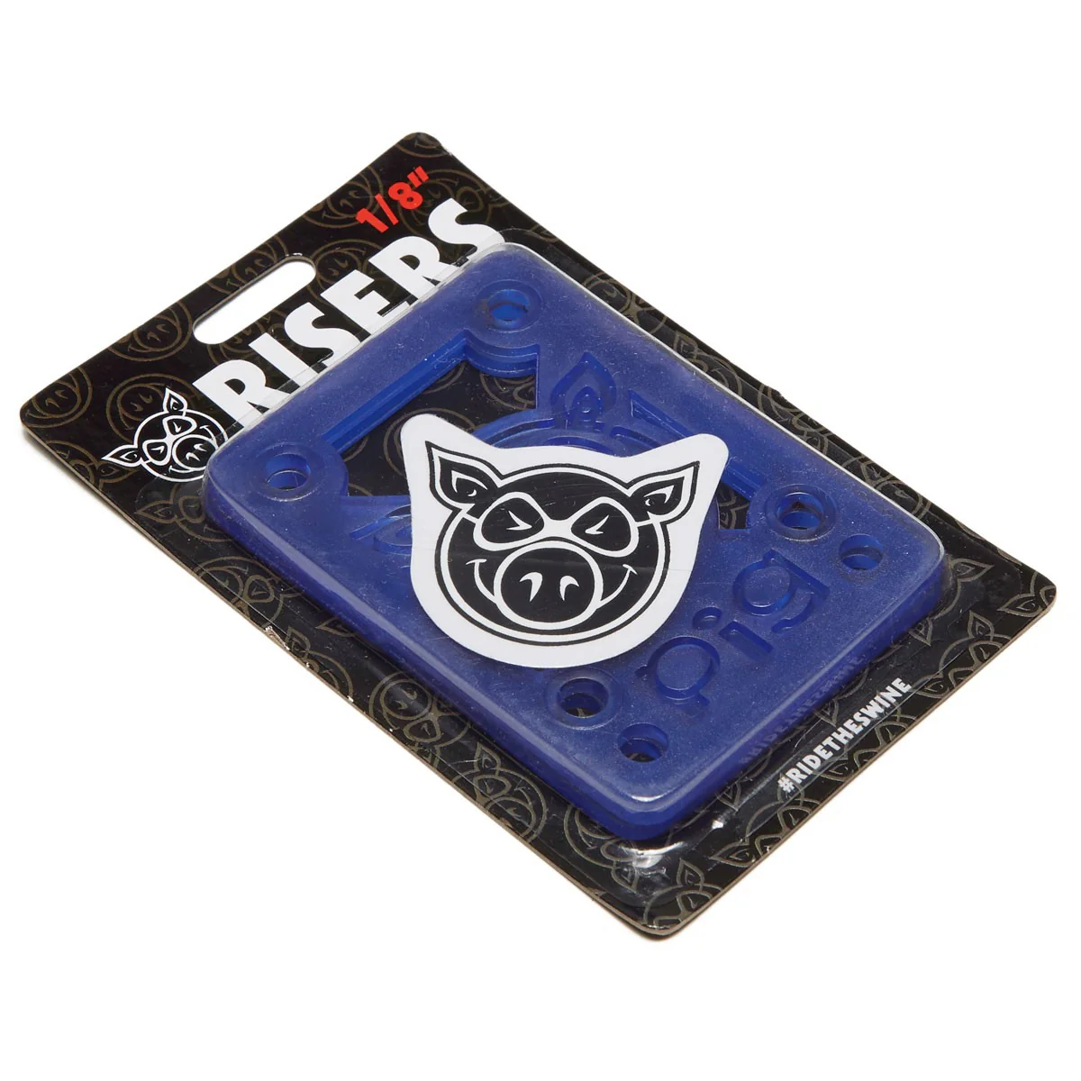Pig Wheels Soft Skateboard Shock Pads 1/8" - Blue