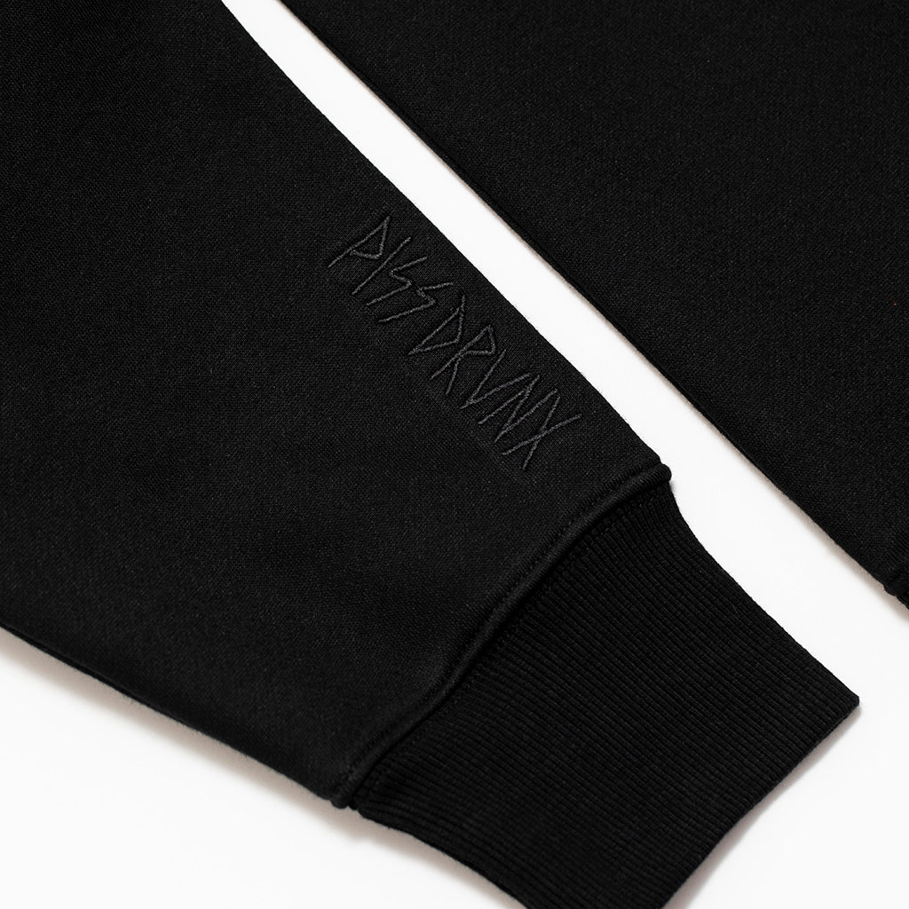 Piss Drunx Big Logo Crewneck Sweater - Black - Image 2