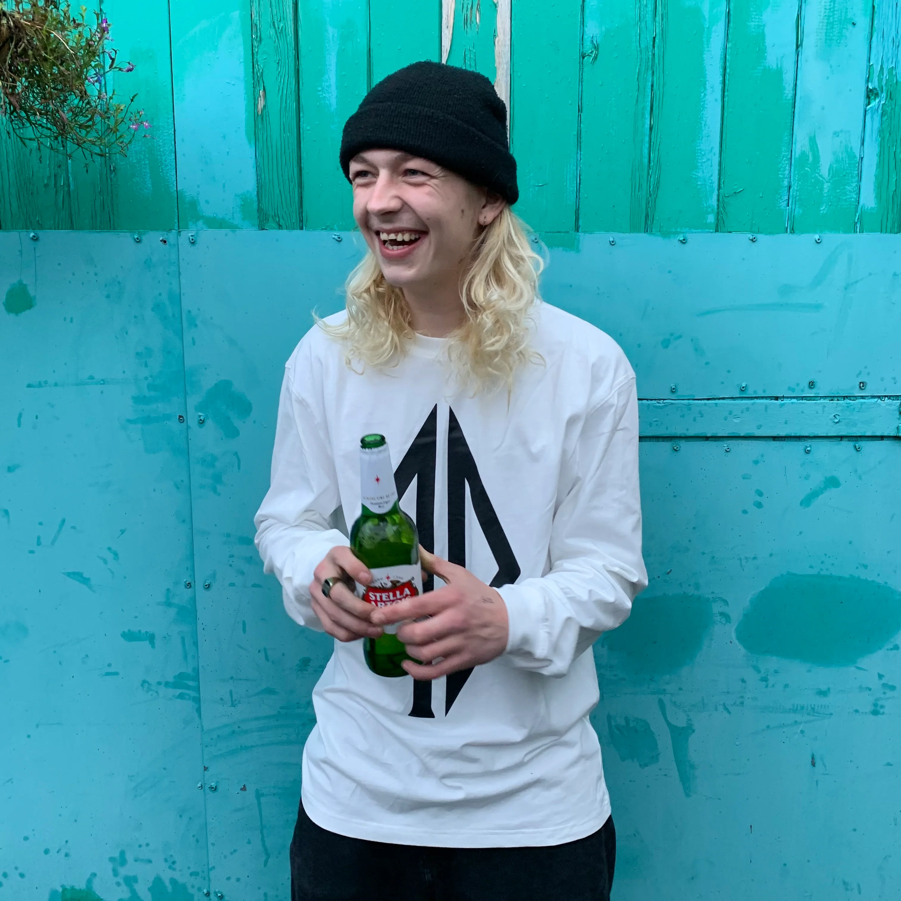 Piss Drunx Big Logo Longsleeve - White - Image 3