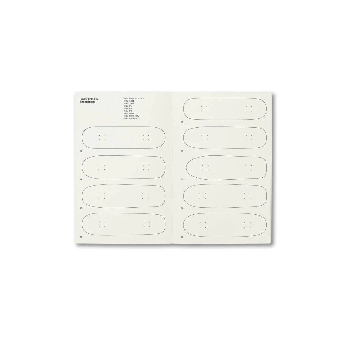 PITH® | YUZU | POLAR SKATE CO. DECK BOOK - BLACK - Image 5