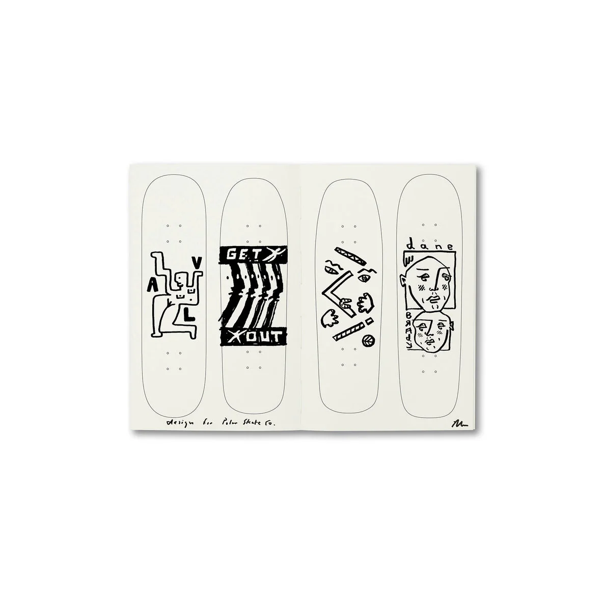 PITH® | YUZU | POLAR SKATE CO. DECK BOOK - BLACK - Image 6