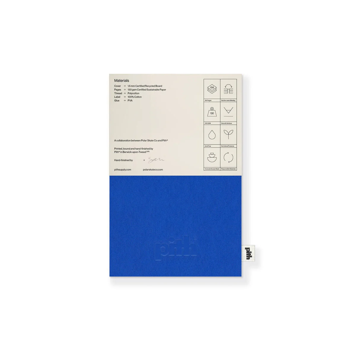 PITH® | YUZU | POLAR SKATE CO. DECK BOOK - BLUE - Image 3