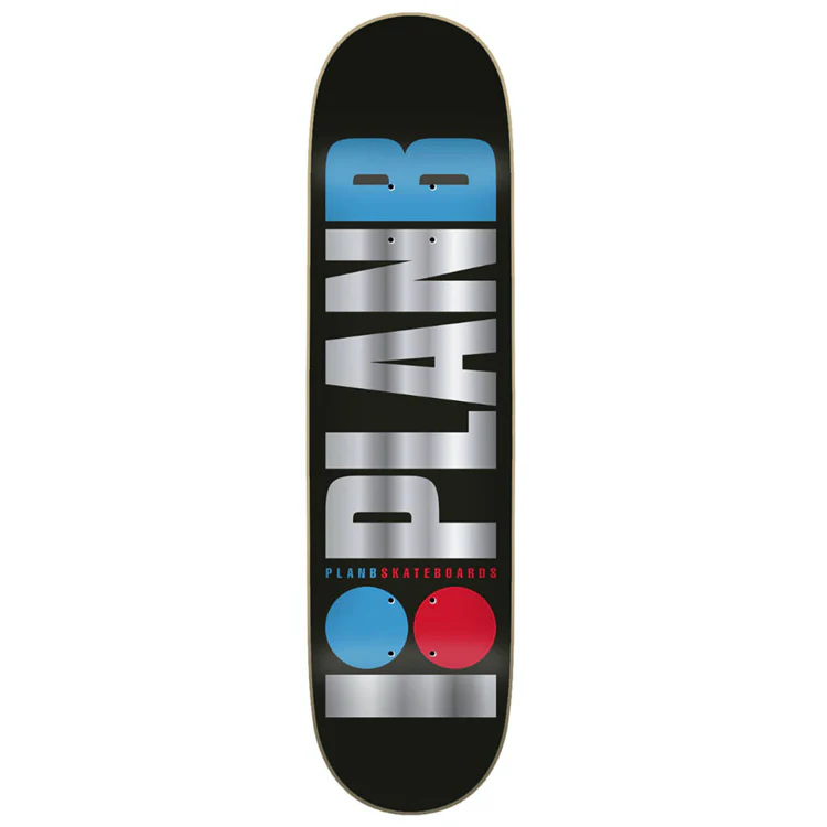 Plan B Team OG Foil Skateboard Deck - 8.00