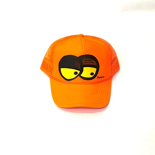 Platipus Skateboards Eyes Mesh Cap - Orange - Image 2