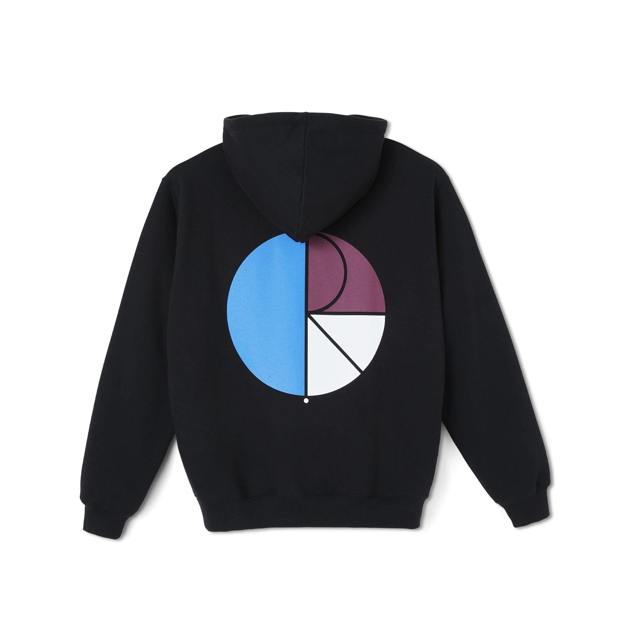 Polar Skate Co. 3 Tone Fill Logo Hoodie - Black - Image 2