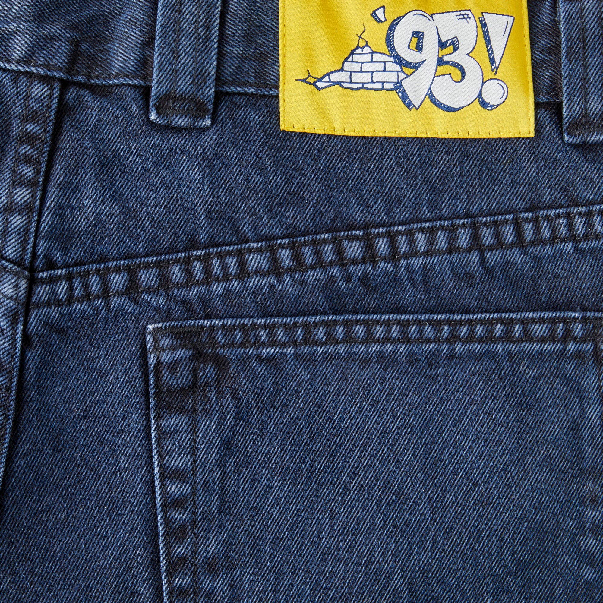 Polar Skate Co. 93 Denim Trousers - Blue Black - Image 4