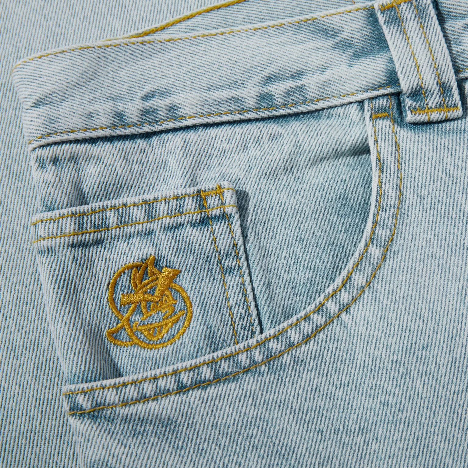 Polar Skate Co. 93 Denim Trousers - Light Blue - Image 3