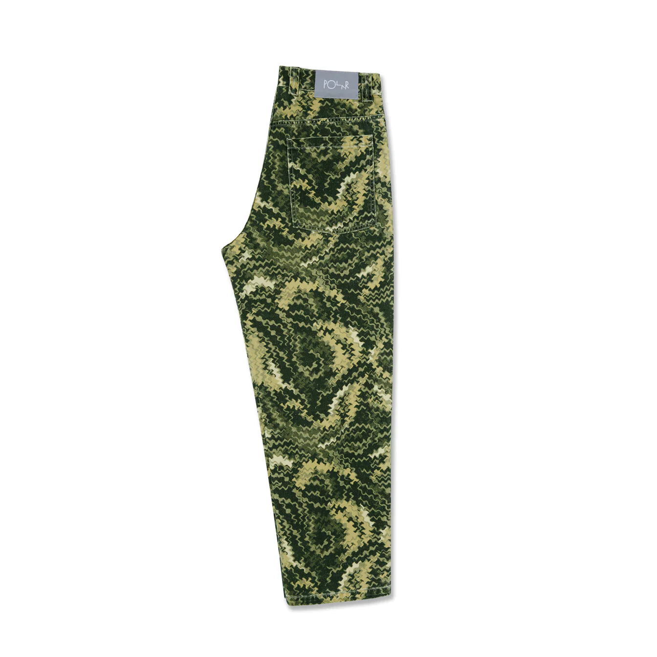 Polar Skate Co. 93 Work Pants Camo - Green - Image 4