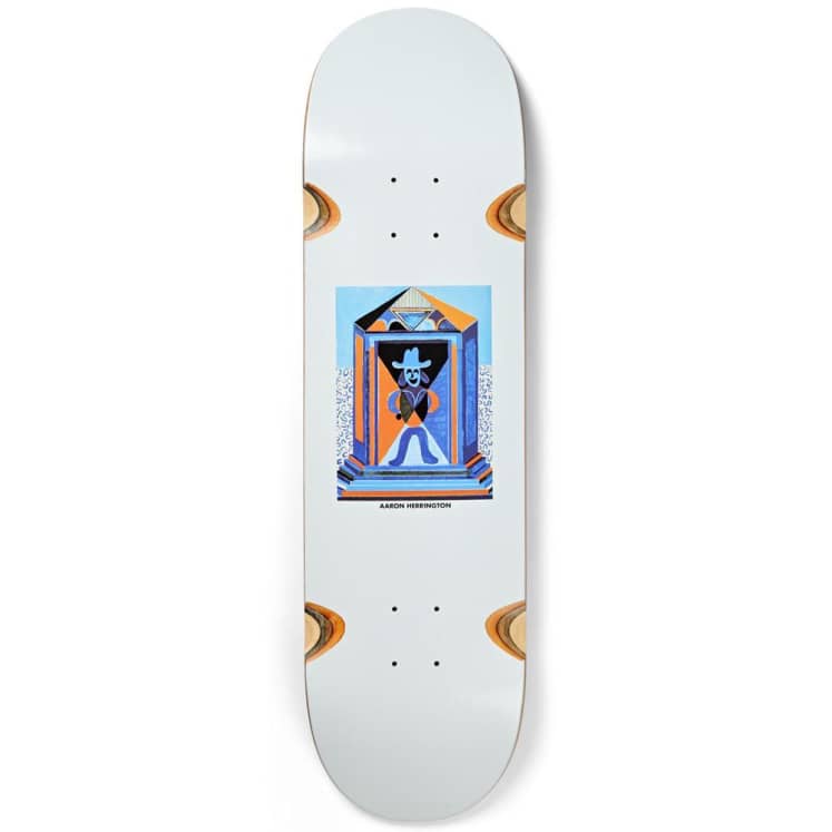 Polar Skate Co Aaron Herrington Mausoleum Skateboard Deck - 8.625