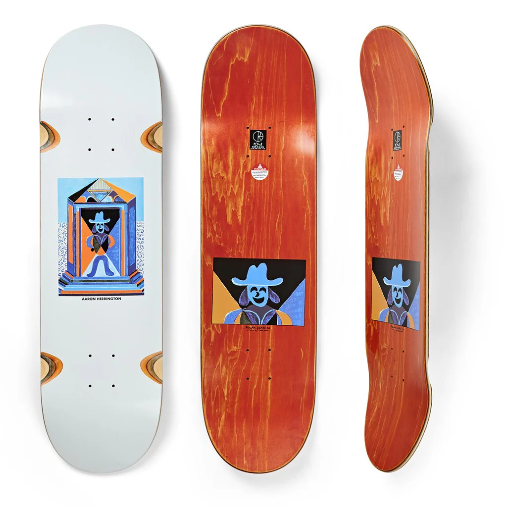 Polar Skate Co Aaron Herrington Mausoleum Skateboard Deck - 8.625 - Image 2