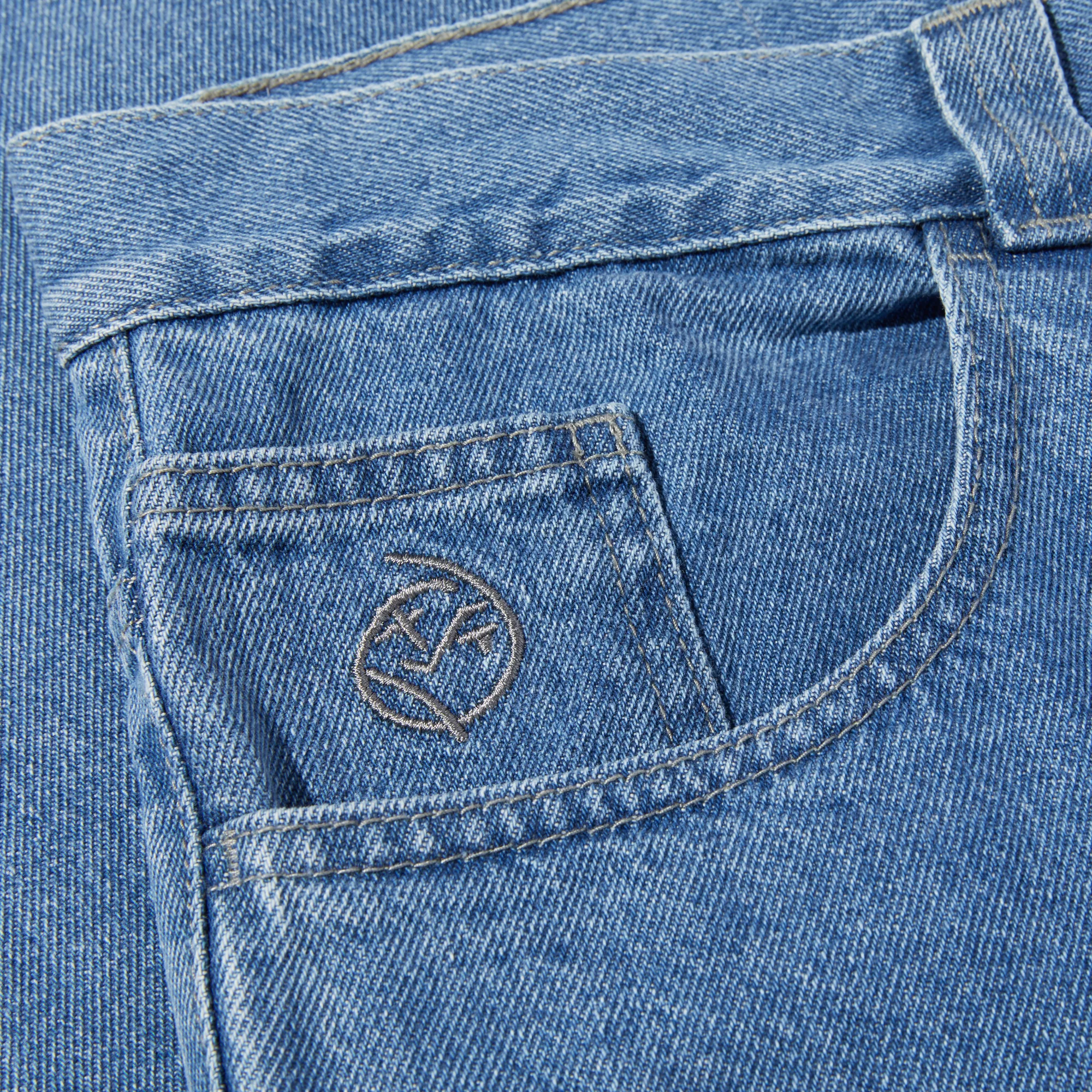 Polar Skate Co. Big Boy Jeans - Mid Blue - Image 4