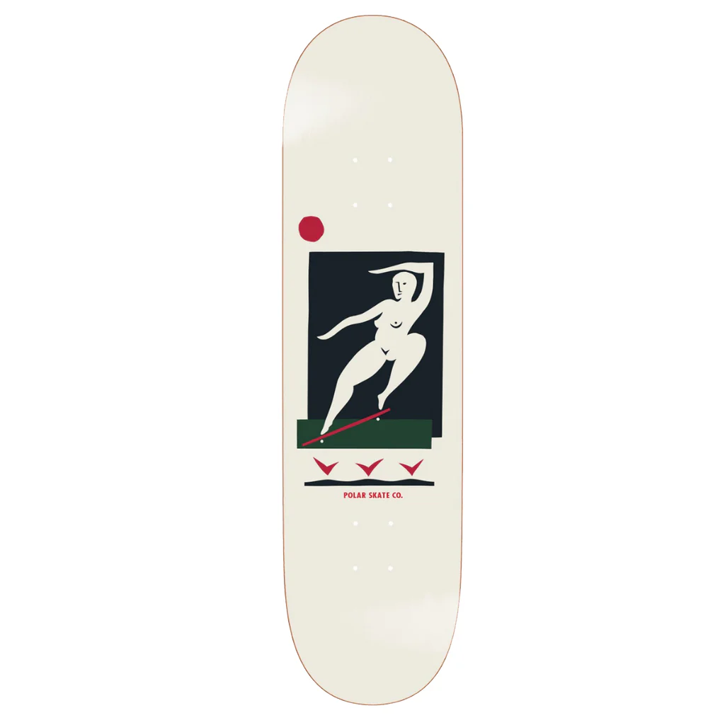 Polar Skate Co Bs Smith Team Deck Cream - 9.00