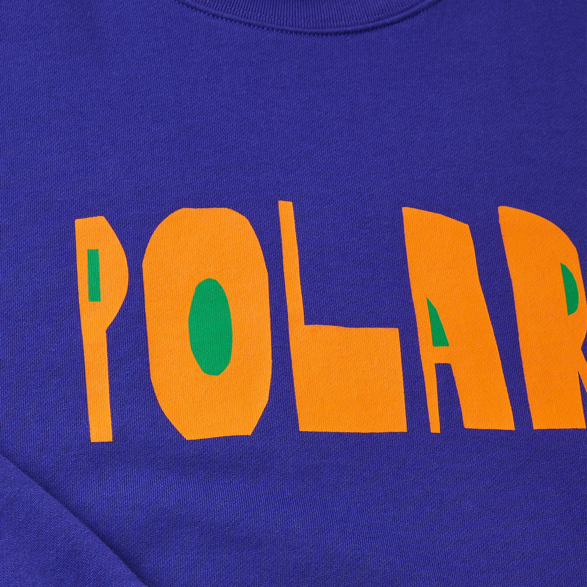 Polar Skate Co Cut Logo Crewneck Sweatshirt - Purple - Image 3
