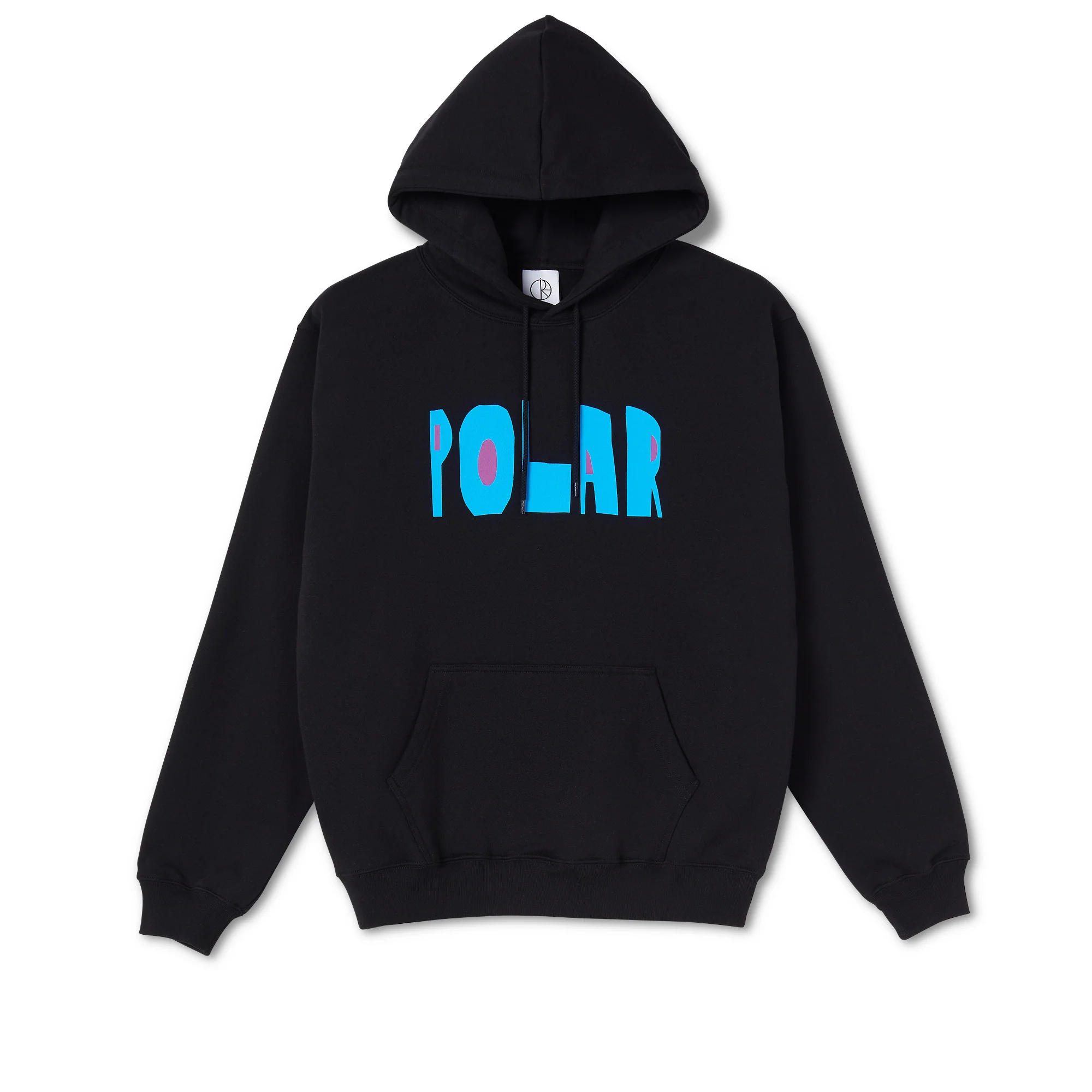 Polar Skate Co Cut Logo Hoodie - Black