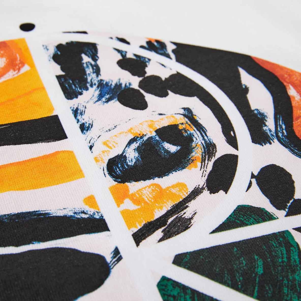 Polar Skate Co Facescape Fill Logo Tee White - Image 3