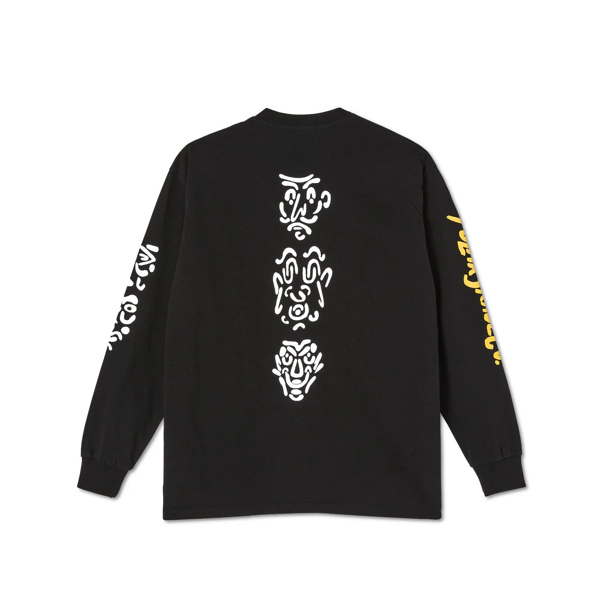 Polar Skate Co Facescape Longsleeve Black - Image 2