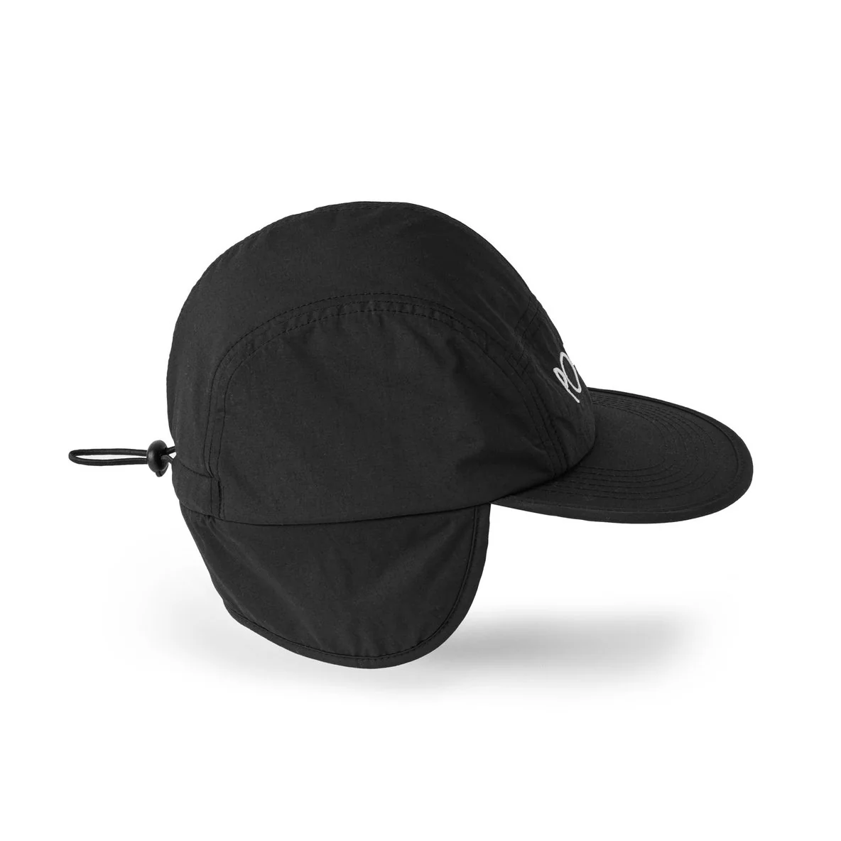Polar Skate Co Flap Cap - Black - Image 2