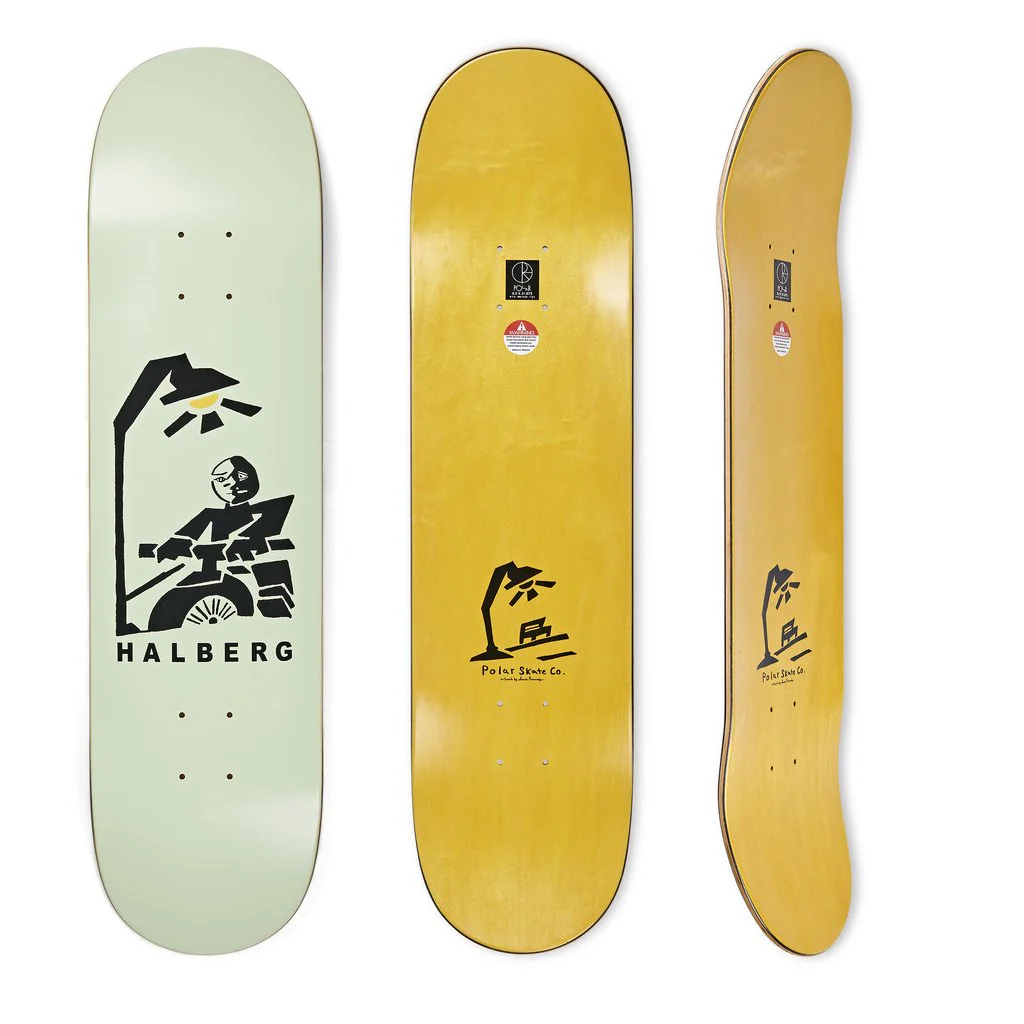 Polar Skate Co Hjalte Halberg Insomnia Skateboard Deck - 8.00