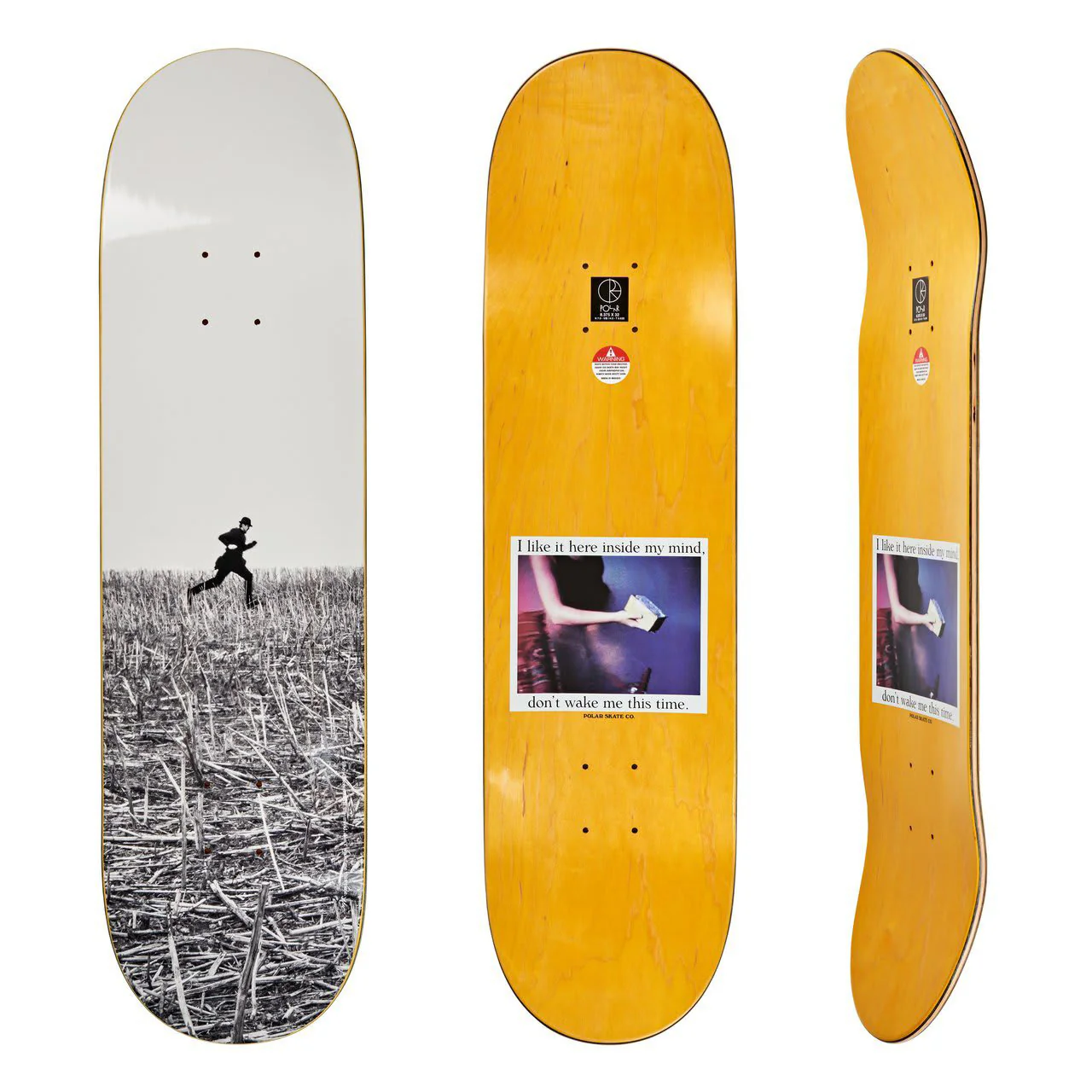 Polar Skate Co I Like It Here... Field Skateboard Deck - 8.625 - Image 2