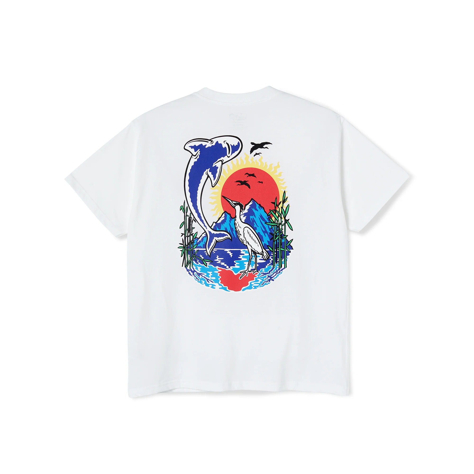 Polar Skate Co Mount Fuji Logo T-Shirt - White - Image 2