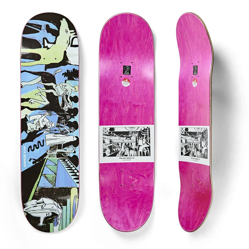 Polar Skate Co Nick Boserio The Riders Skateboard Deck - 8.5 - Image 2