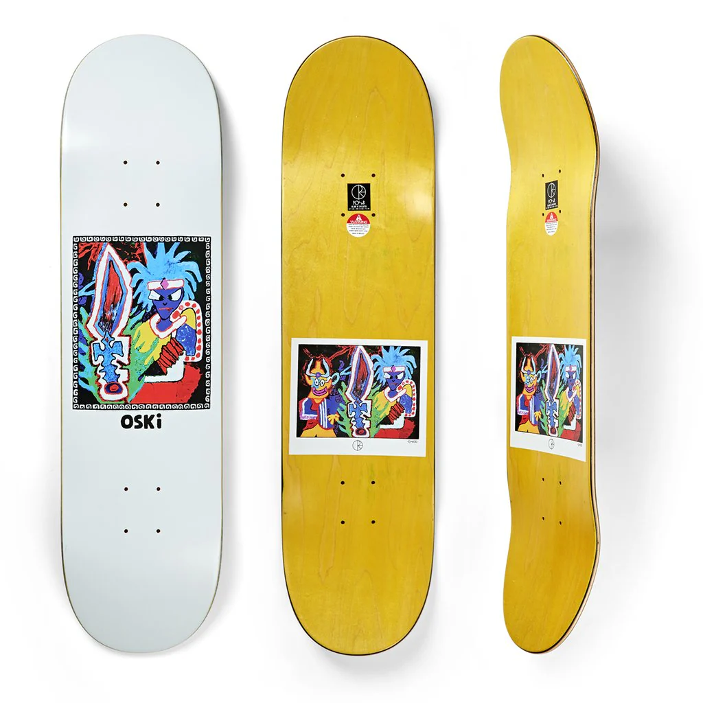 Polar Skate Co Oskar Rozenberg Tribal Chief Skateboard Deck - 8.00 - Image 2