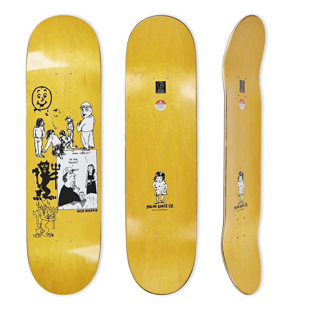 Polar Skate Co Nick Boserio Year 2020 Skateboard Deck - 8.5