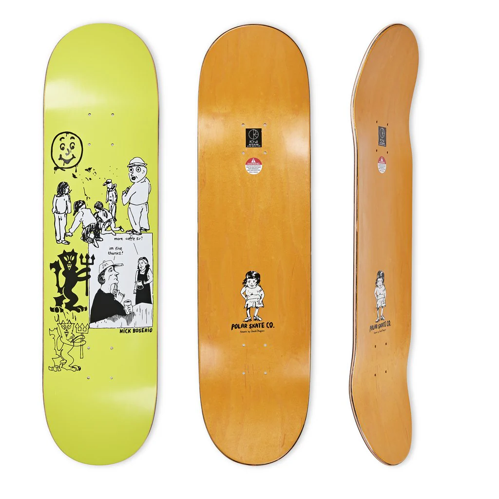 Polar Skate Co Nick Boserio Year 2020 Skateboard Deck - 8.25