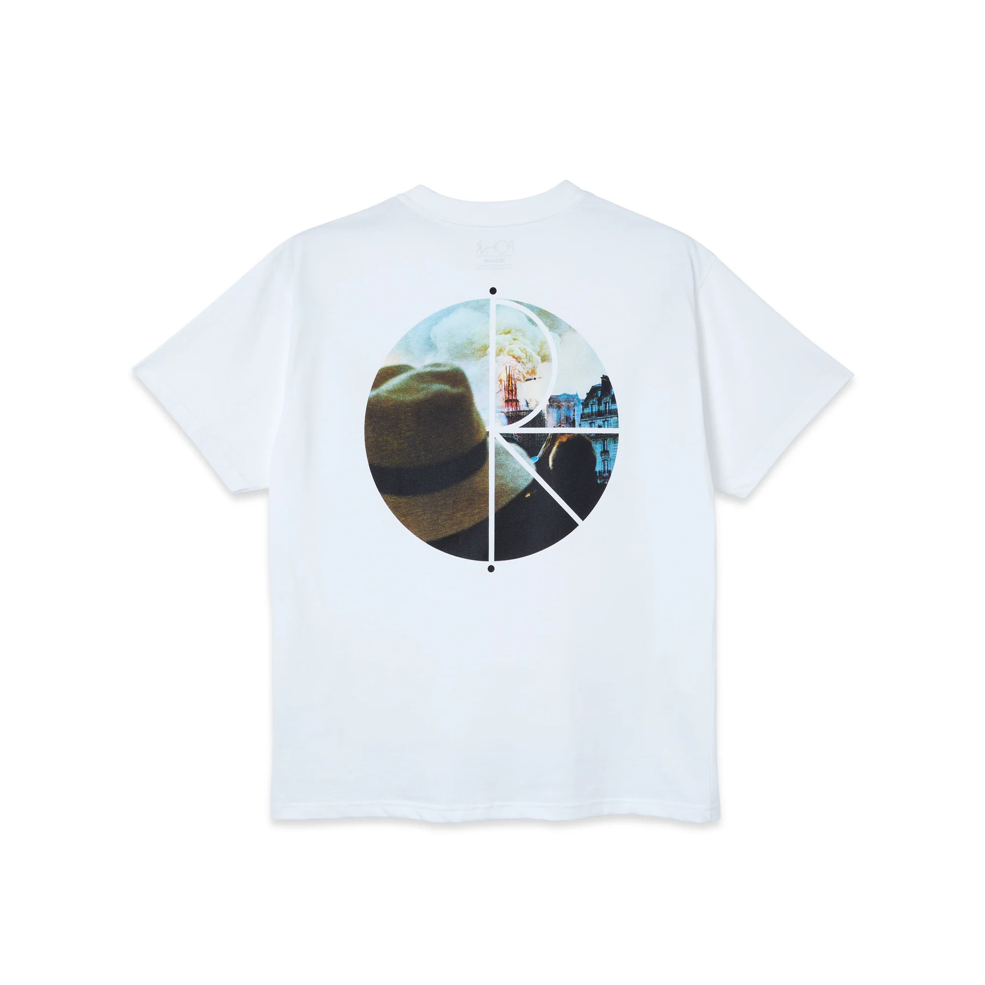 Polar Skate Co. Notre Dame Fill Logo T-Shirt - White - Image 2