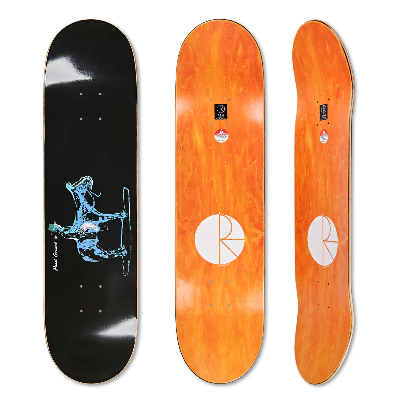 Polar Skate Co - Paul Grund Rider Skateboard Deck - 8.625