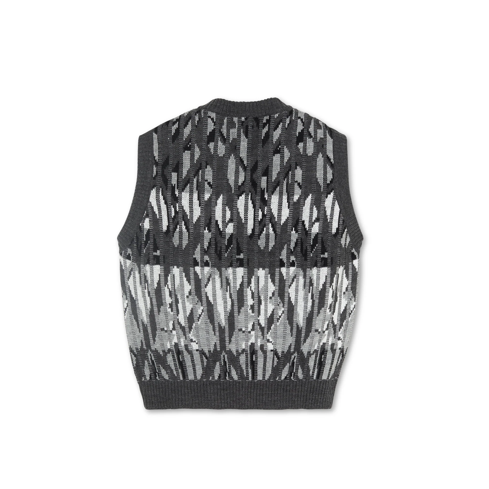 Polar Skate Co Paul Knit Vest Grey - Image 2