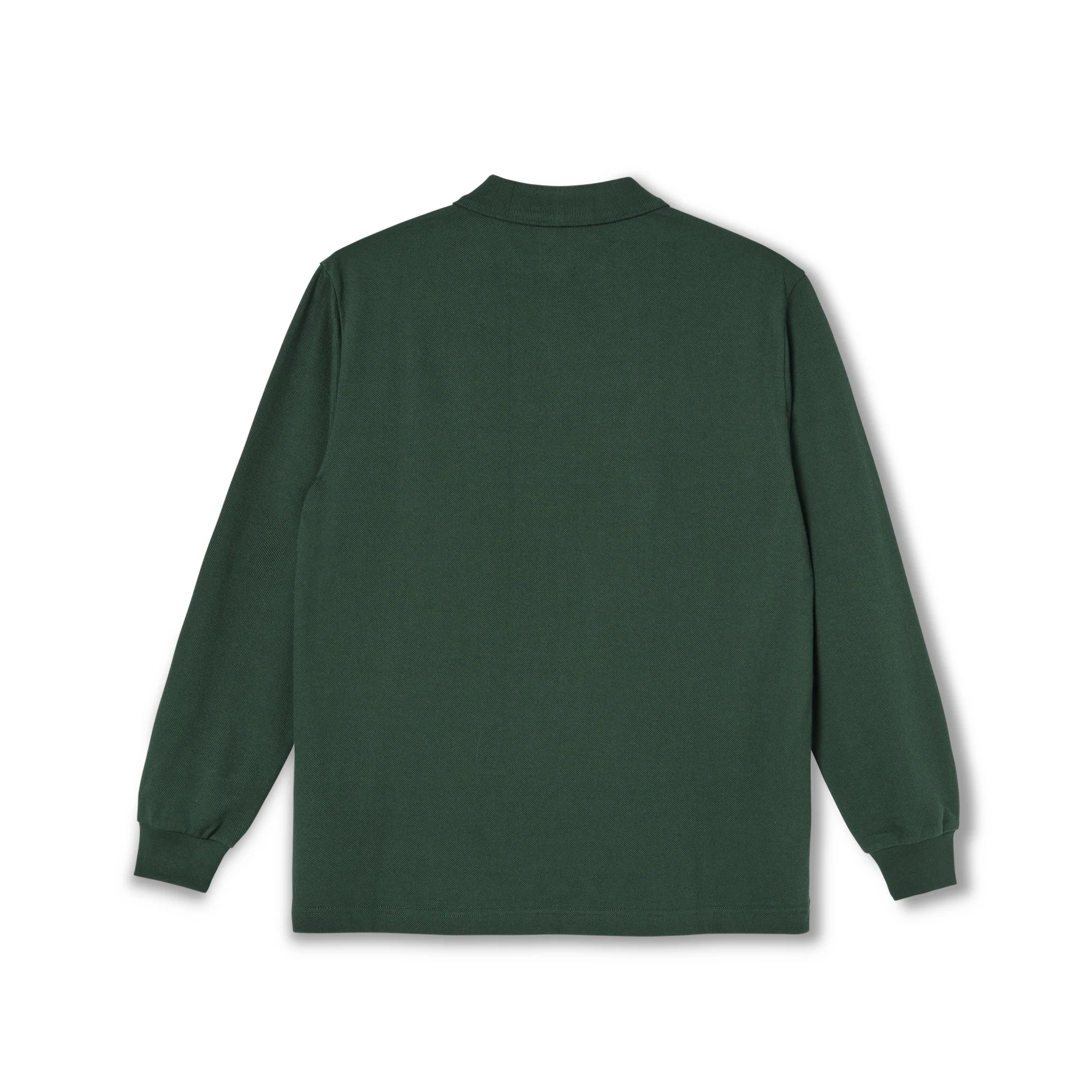 Polar Skate Co Polo Longsleeve Dark Green - Image 2