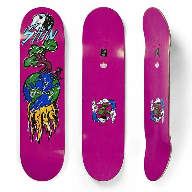 Polar Skate Co Shin Sanbongi Bonzai Ride Skateboard Deck - 7.875 - Image 2