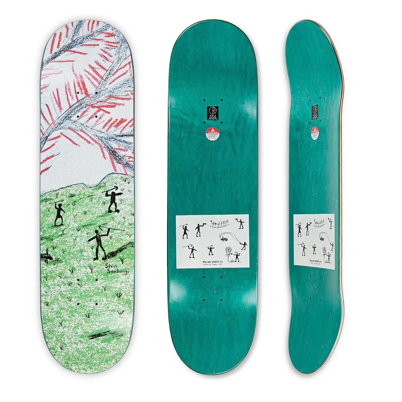 Polar Skate Co - Shin Sanbongi Hunters Skateboard Deck - 8.5 - Image 2