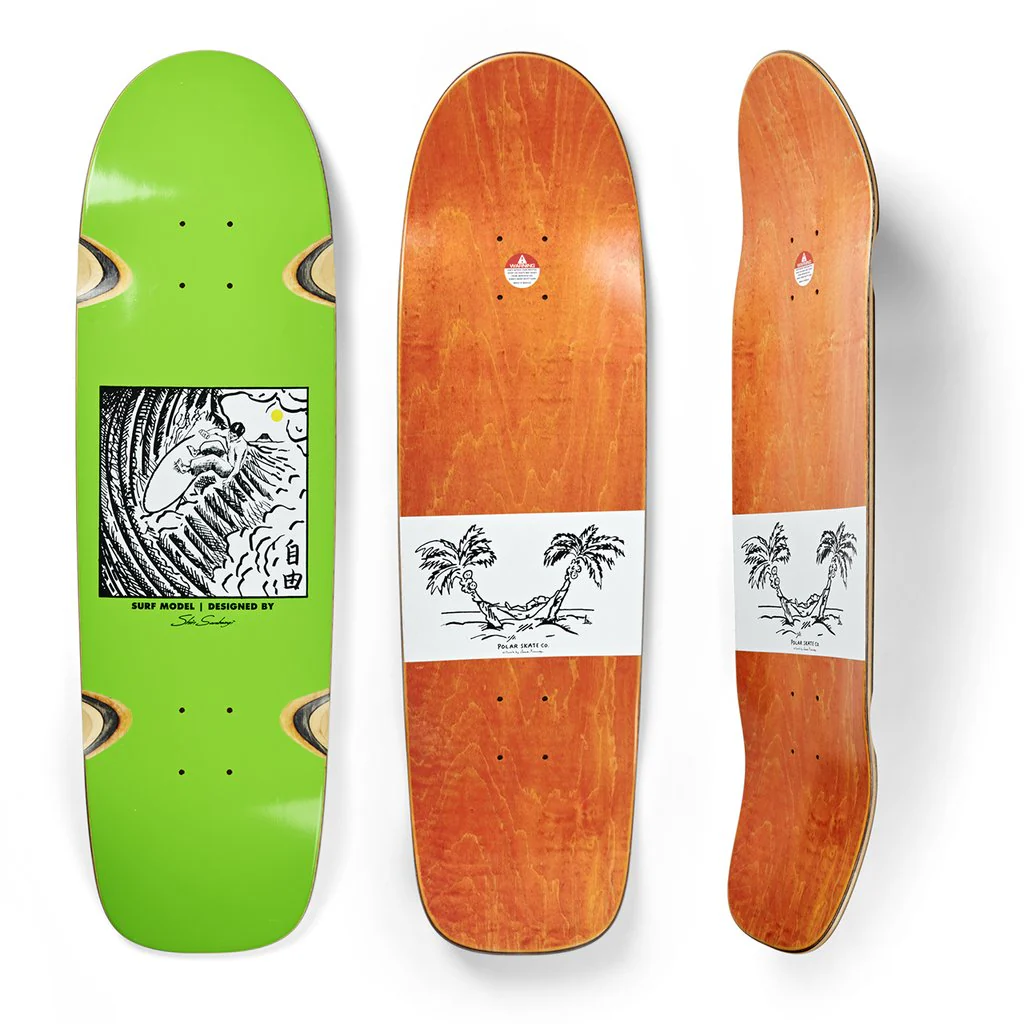 Polar Skate Co Shin Sanbongi Surf Model Skateboard Deck - Surf Model 9.00 - Image 2