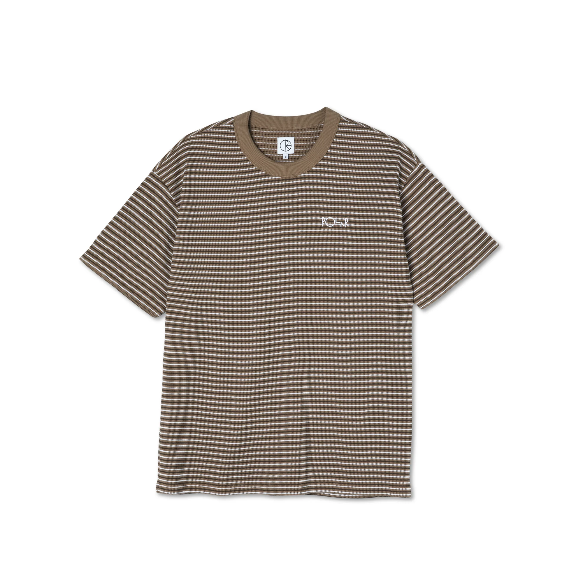 Polar Skate Co Shin Waffle Knit Tee Brown